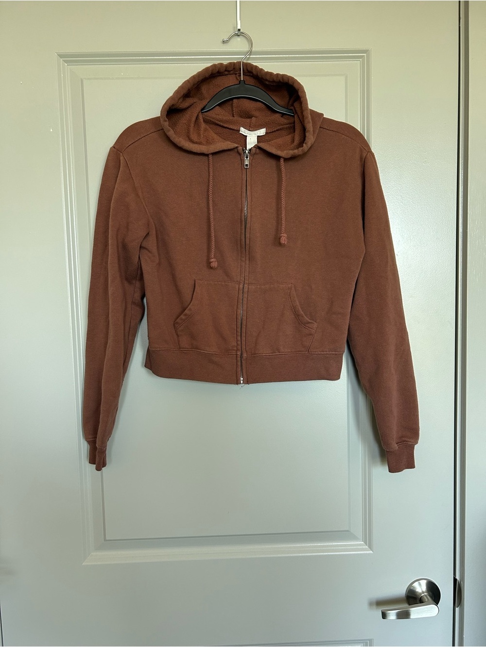 Full Tilt Brown Fleece Zip Hoodie